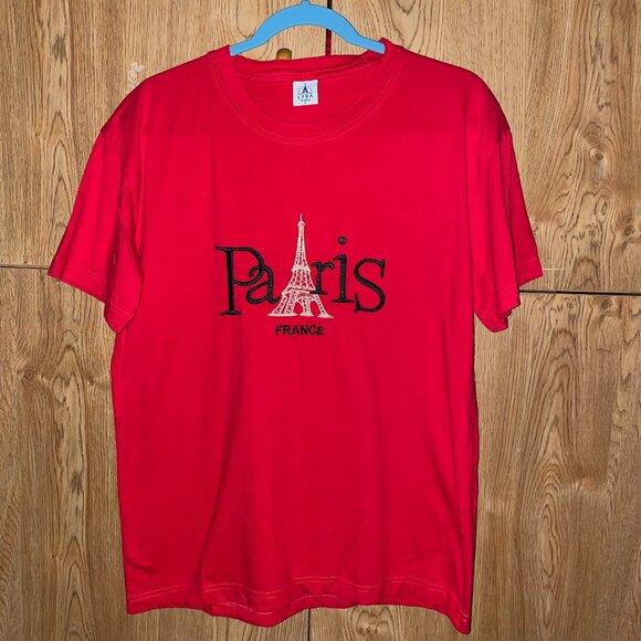 Tops - Paris Embroidered Tee